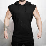 Men Bodybuilding Tank Top sleeveless Hoodie Sweatshirt Summer Gyms Fitness Workout Casual Fashion Singlet Vest Crossfit Clothing - Dubbs Alpha League 