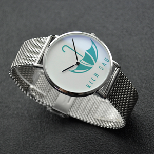 30 Meters Waterproof Quartz Fashion Watch With Casual Stainless Steel Band - Dubbs Alpha League 