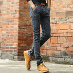 Vintage Men Slim Fit Jeans High Quality - Dubbs Alpha League 