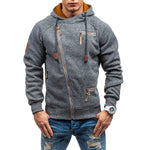 Men Side zipper hoodies sweater - Dubbs Alpha League 