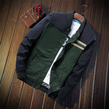 Slim Casual Jackets Male Outerwear - Dubbs Alpha League 