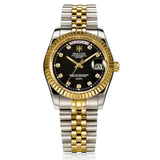 Holuns Men Watches 2018 Luxury Top Brand Gold Diamond Role Quartz Stainless Steel Calendar Relogio Masculino Wrist Watch Clock - Dubbs Alpha League 