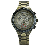 WINNER Official Vintage Fashion Men Mechanical Watches Metal Strap Top Brand Luxury Best Selling Vintage Retro Wristwatches +BOX - Dubbs Alpha League 