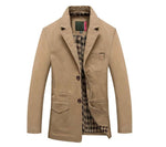 Mwxsd brand men casual cotton Blazer for Autumn winter men's cotton suit Jacket male slim fit jaqueta blazer masculino - Dubbs Alpha League 