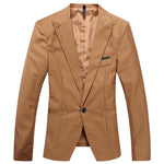 Gentleman One Button Casual Style Male Blazers 7 Colors Fashion Men Asian Size Suit MWX278 - Dubbs Alpha League 