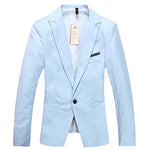 Gentleman One Button Casual Style Male Blazers 7 Colors Fashion Men Asian Size Suit MWX278 - Dubbs Alpha League 