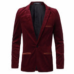 High Street Casual Mens Blazers Slim Fit Suit Jacket Male Blazers Coat Plus M-3XL Men's Clothing Masculina Terno Outwear Luxury - Dubbs Alpha League 