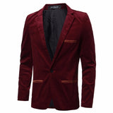 High Street Casual Mens Blazers Slim Fit Suit Jacket Male Blazers Coat Plus M-3XL Men's Clothing Masculina Terno Outwear Luxury - Dubbs Alpha League 